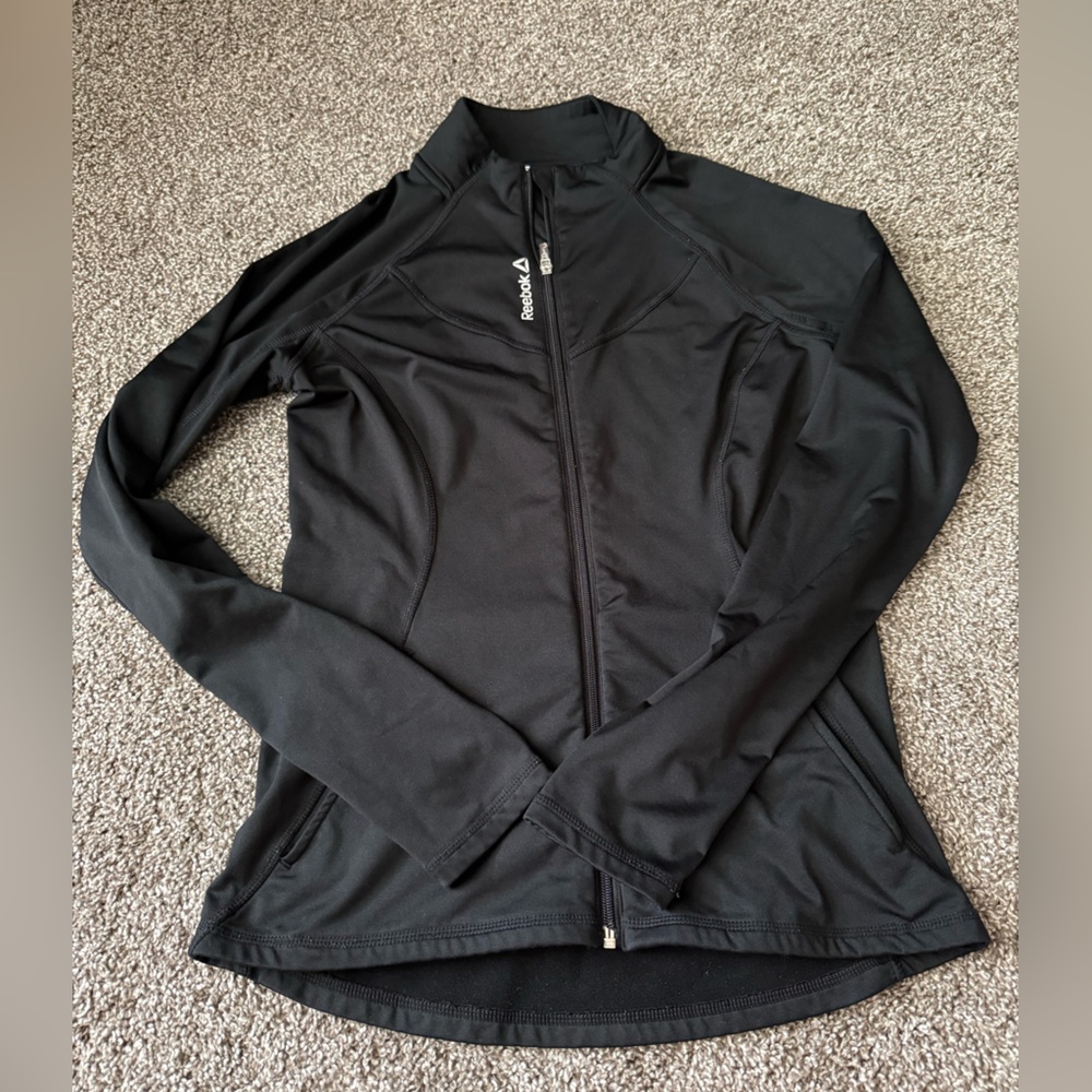 Reebok Black Zip-Up Training Jacket